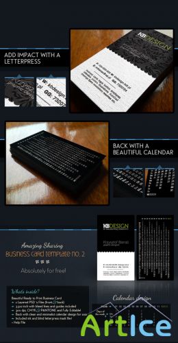 Letters Business Cards For Designer 2011