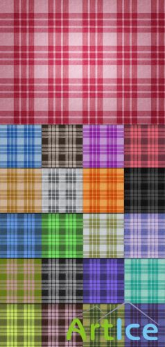 Tileable Fabric Texture with 21 Colors