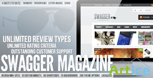 ThemeForest - SwagMag - Magazine/Review Theme v1.3 for Wordpress 3.x