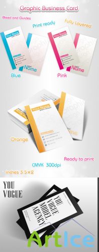 Business Cards for Model Agency