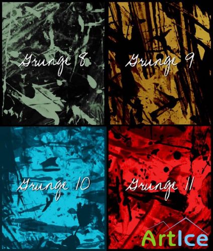 Grunge Brushes Set for Photoshop