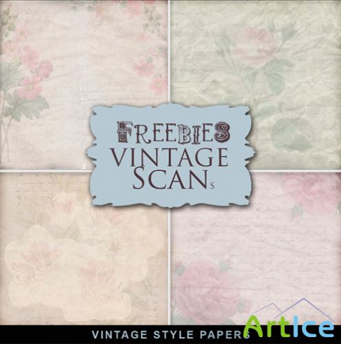Scrap-kit vintage Style papers