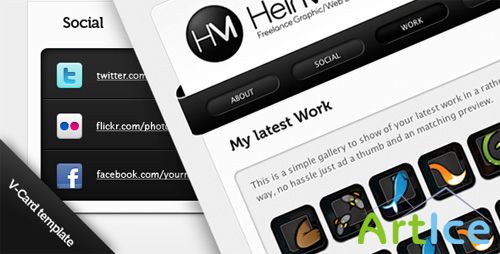 ThemeForest - V-card site template