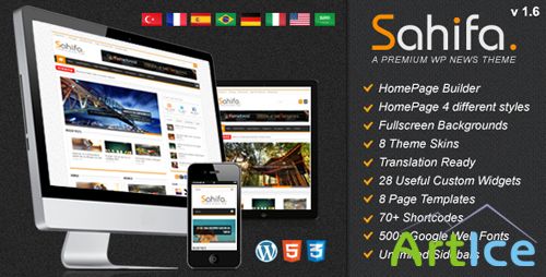ThemeForest - Sahifa - Responsive WordPress News,Magazine,Blog