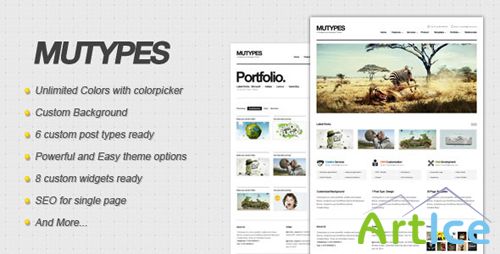ThemeForest - Mu Types v1.0.3 - Clean Business WordPress Theme