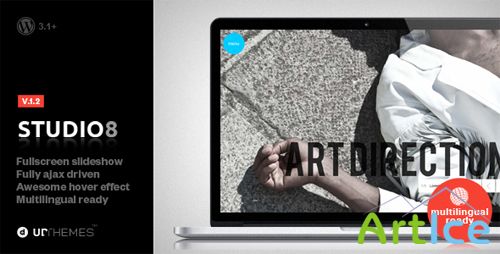 ThemeForest - Studio8 v1.2.1 - A Creative Minimalist WordPress Theme
