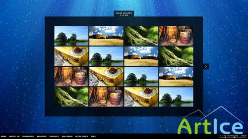 Organic Template - Flash XML Template
