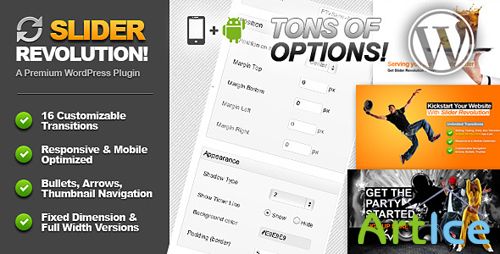 CodeCanyon - Slider Revolution Responsive WordPress Plugin v1.5.5