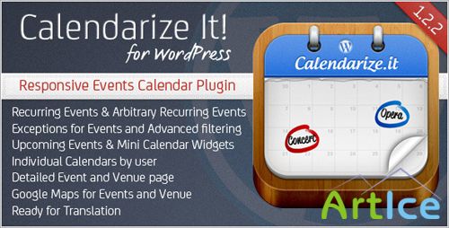 CodeCanyon - Calendarize it for WordPress v1.2.1