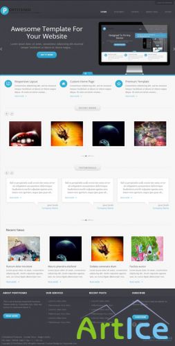 YouJoomla - YJ Portfisimo - Graphic Designer Portfolio Template for Joomla 2.5