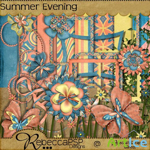 Scrap Set -  Summer Evening