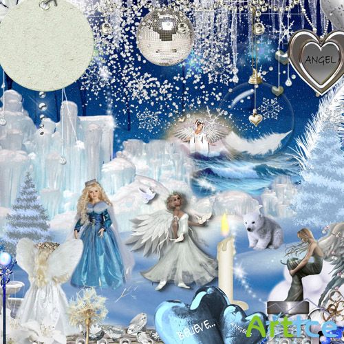 Scrap Set -  ICE ANGELS
