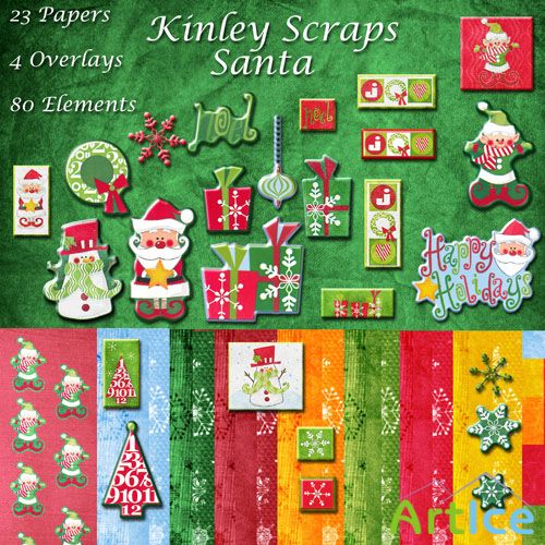 Scrap Set - Santa