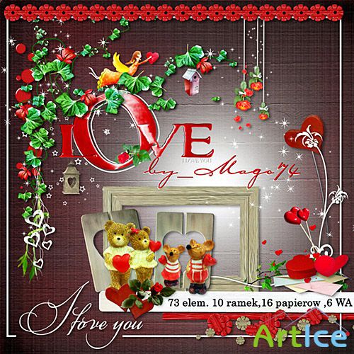 Scrap Set - LOVE