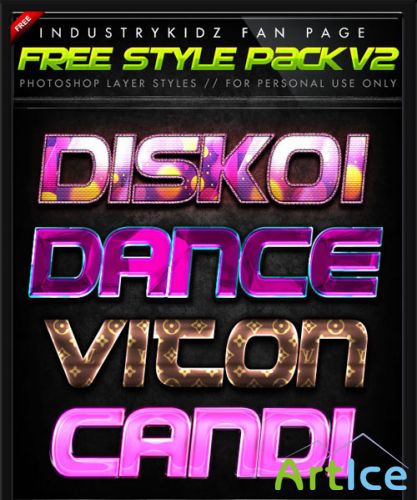 Photoshop Syles Pack 2 by Industrykidz