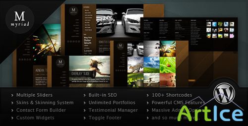 ThemeForest - Myriad v1.6 - Powerful Professional WordPress Theme