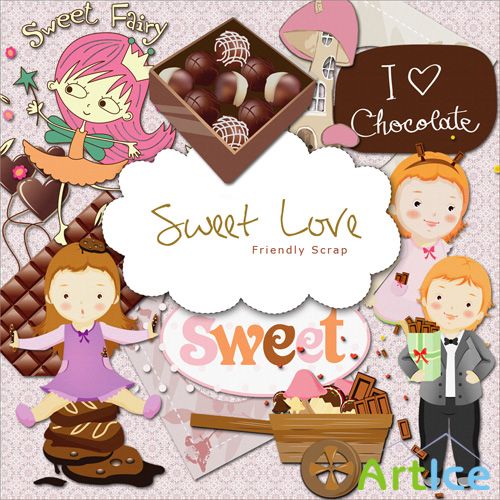 Scrap-kit - Sweet Love
