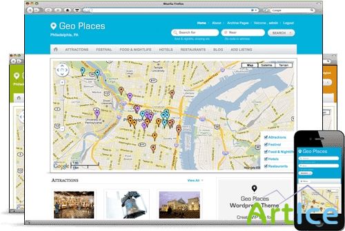 TemPlatic - GeoPlaces Theme for Wordpress v4.4.8