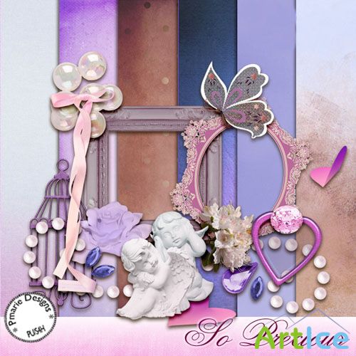 Scrap Set - So Precious PNG and JPG Files