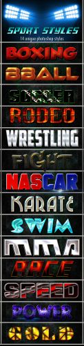 Sport Photoshop Styles