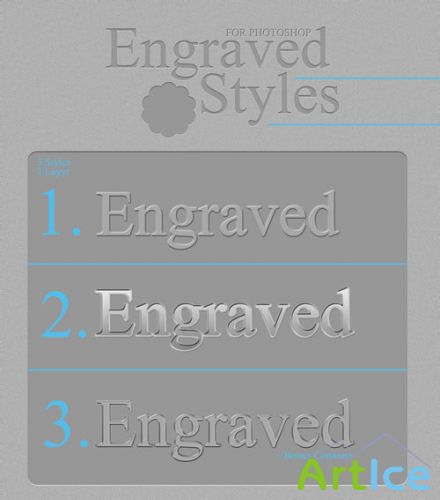 Engraved Photoshop Styles