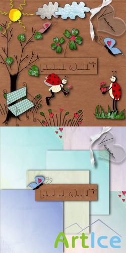 Scrap Set - Labidird World PNG and JPG FIles