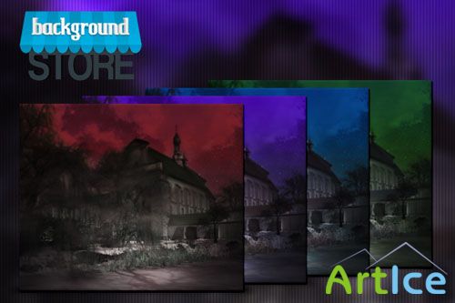 Dark Monastery Backgrounds