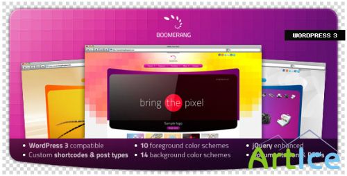 ThemeForest - Boomerang Creative Portfolio v1.1 - WordPress Theme
