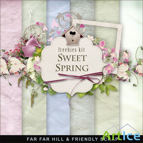 Scrap-set - Sweet Spring