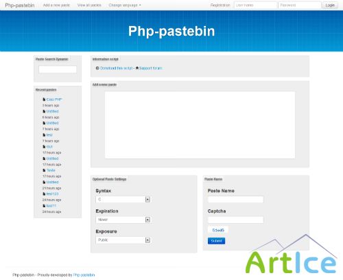 Php-pastebin v3
