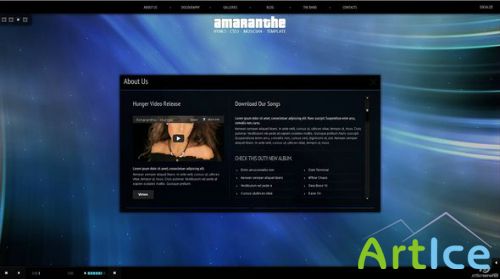 ThemeForest - Ritualhealing - Musician Template HTML5 CSS3