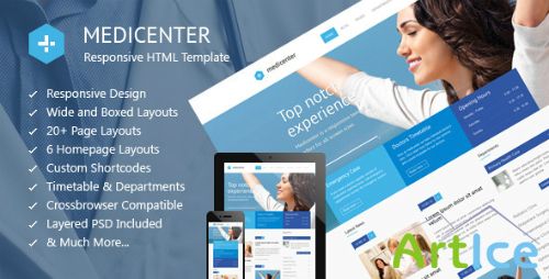 ThemeForest - MediCenter - Responsive Medical Health Template