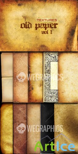 WeGraphics - Old Paper Textures Vol 1