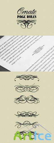WeGraphics - Ornate Vector Page Rules