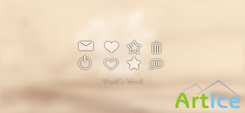Simple PSD Icons - York's Work