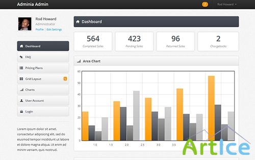 Adminia - Admin Theme