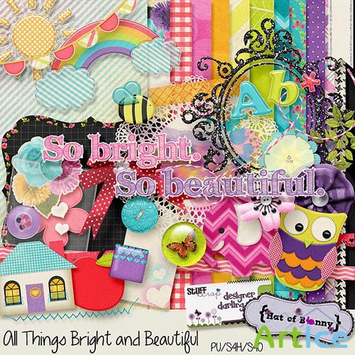 Scrap Set - So Bright. So Beautiful.