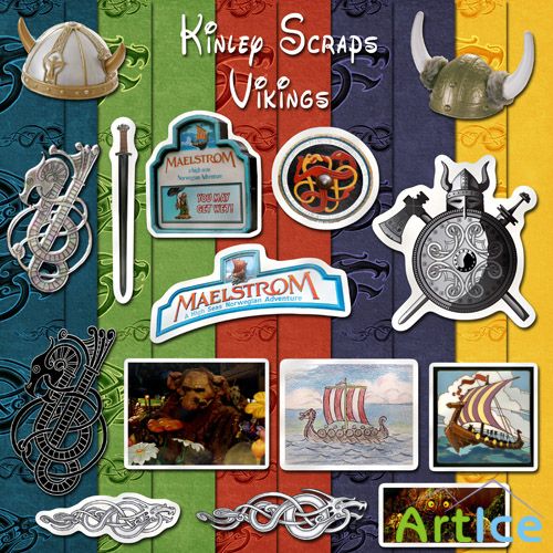 Scrap Set - Viking PNG and JPG Files