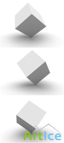 Rastr Cliparts - White Cube Images