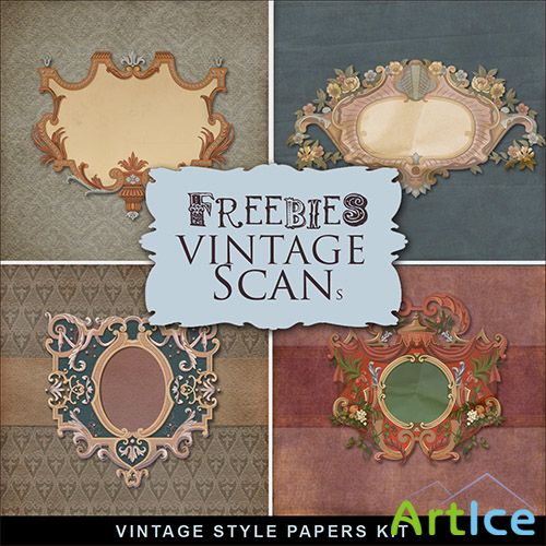 Textures - Old Vintage Backgrounds #132