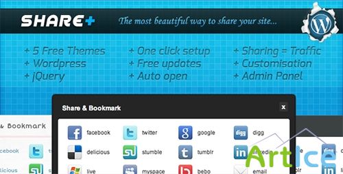 CodeCanyon - SharePlus (+) : The most beautiful way to share