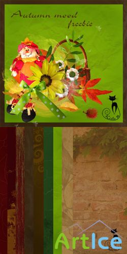 Scrap Set - Autumn Mood PNG and JPG Files