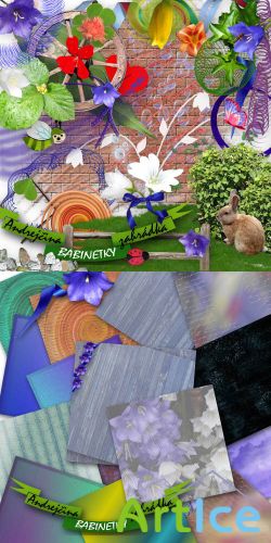 Scrap Set - Spring Garden PNG and JPG Files