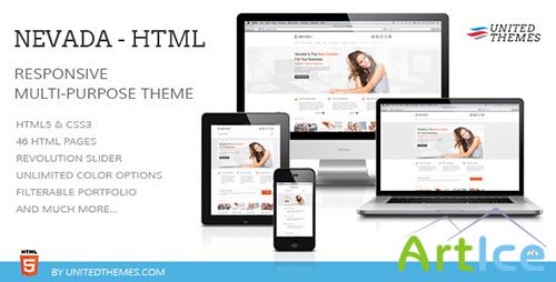 ThemeForest - Nevada - Responsive HTML Template - RIP