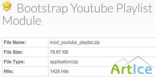 JooStrap - Bootstrap Youtube Playlist Module v1.0.0 - J2.5