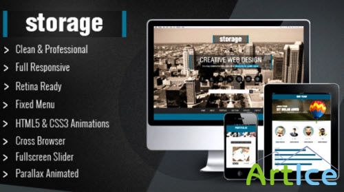Mojo-Themes - Storage - Retina & HTM5 Template - RIP