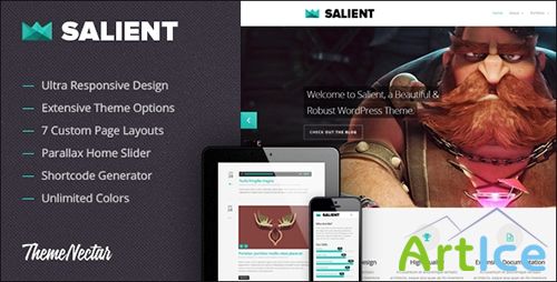 ThemeForest - Salient - Responsive Portfolio & Blog Theme v1.4.2