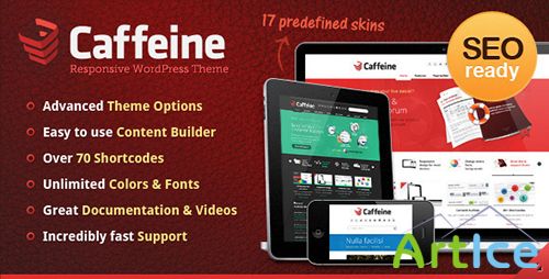ThemeForest - Caffeine v1.4.3 - Responsive WordPress Theme