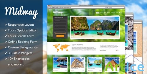 ThemeForest - Midway v1.9 - Responsive Travel WP Theme