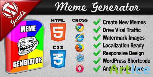 CodeCanyon - Meme Generator v1.2 - WordPress User-Generated Content